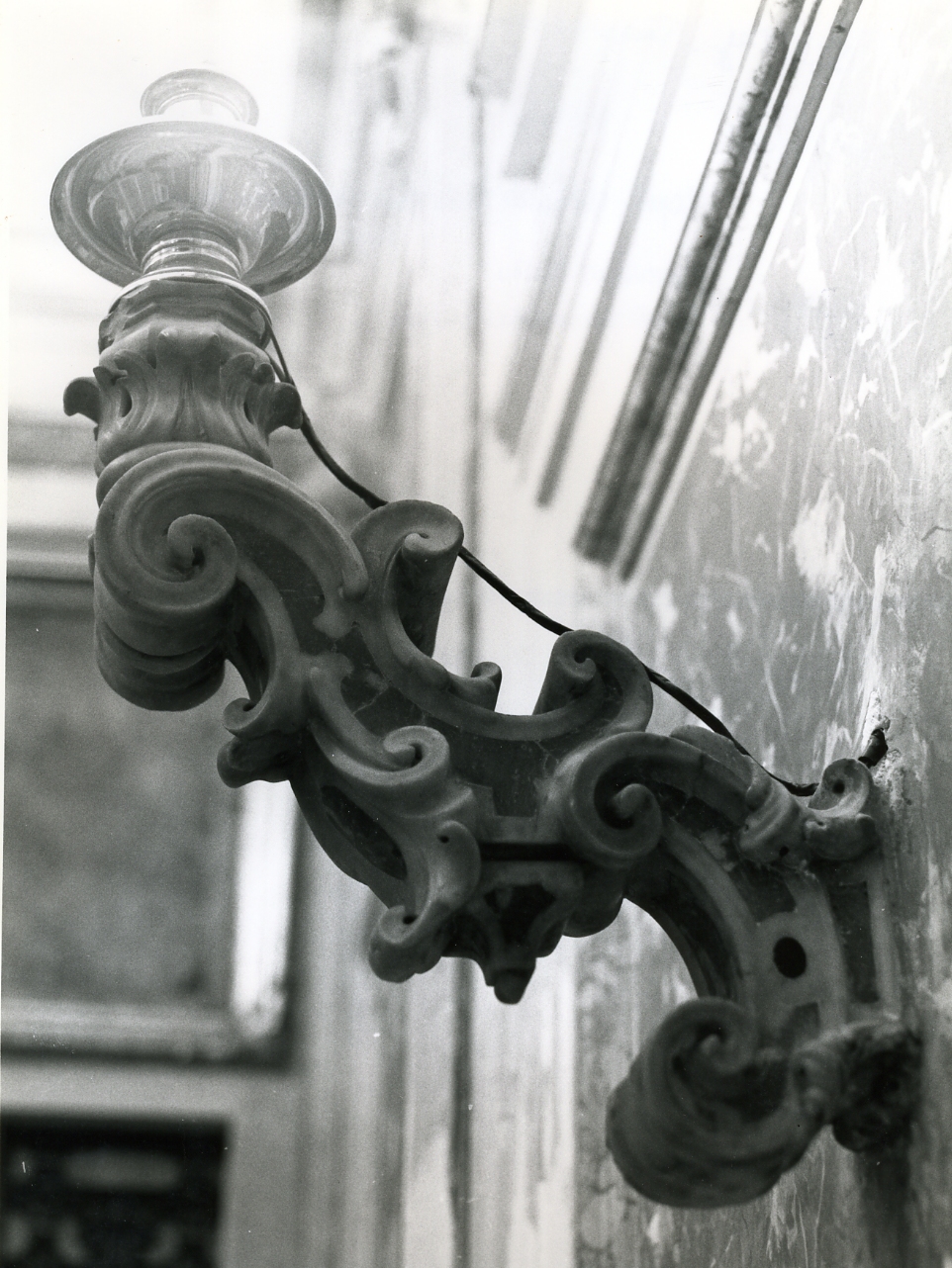 candeliere da parete, serie - bottega napoletana (metà sec. XVIII)