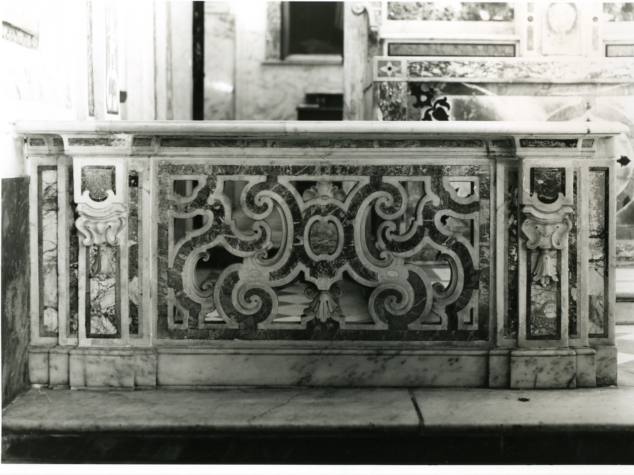 balaustrata - bottega napoletana (metà sec. XVIII)