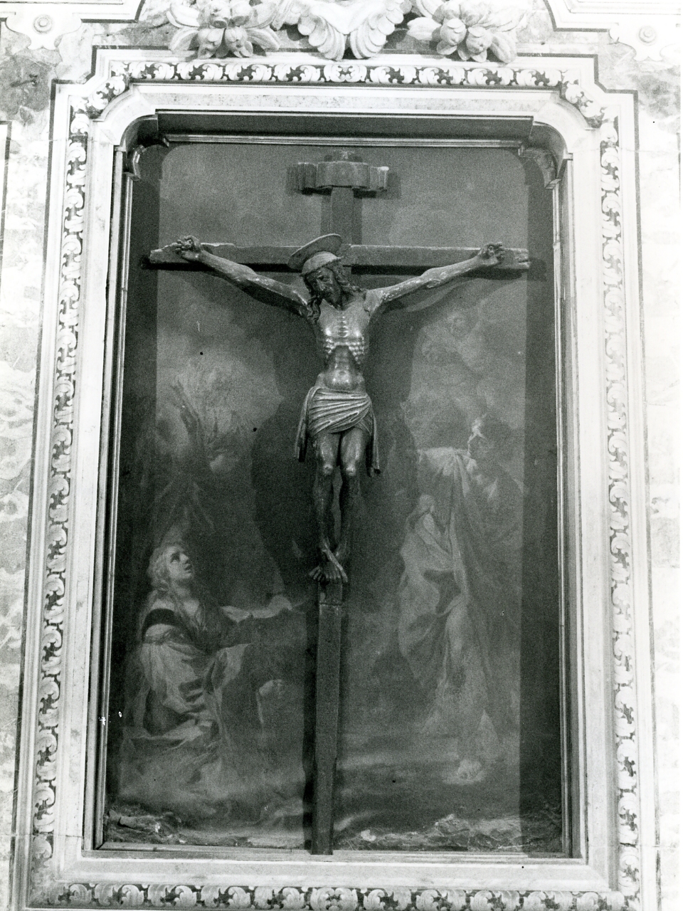 San Giovanni Evangelista e la Madonna (dipinto) di Solimena Francesco detto Abate Ciccio (ultimo quarto sec. XVII)