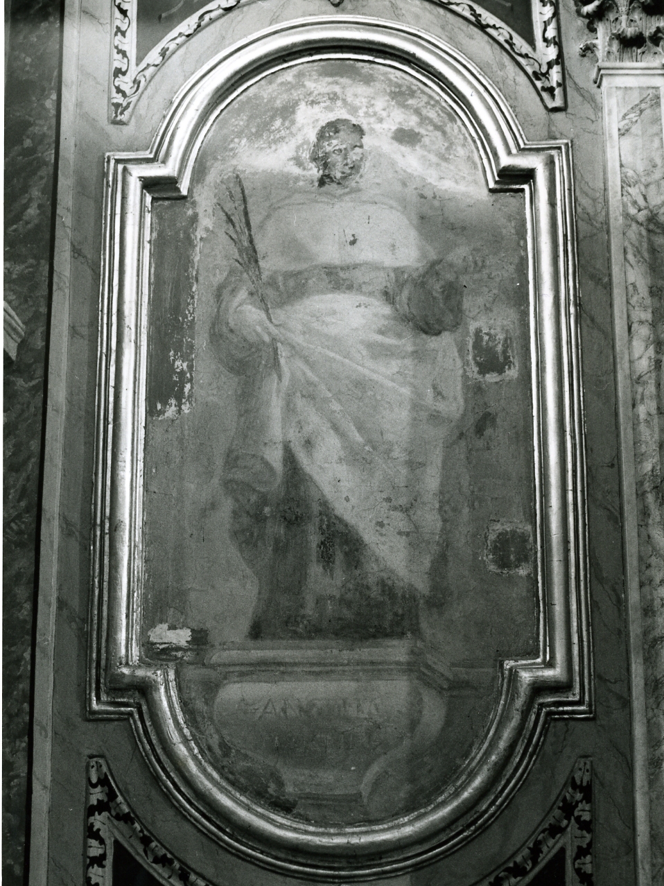 Sant'Angelo (dipinto, elemento d'insieme) di Solimena Francesco detto Abate Ciccio (inizio sec. XVIII)