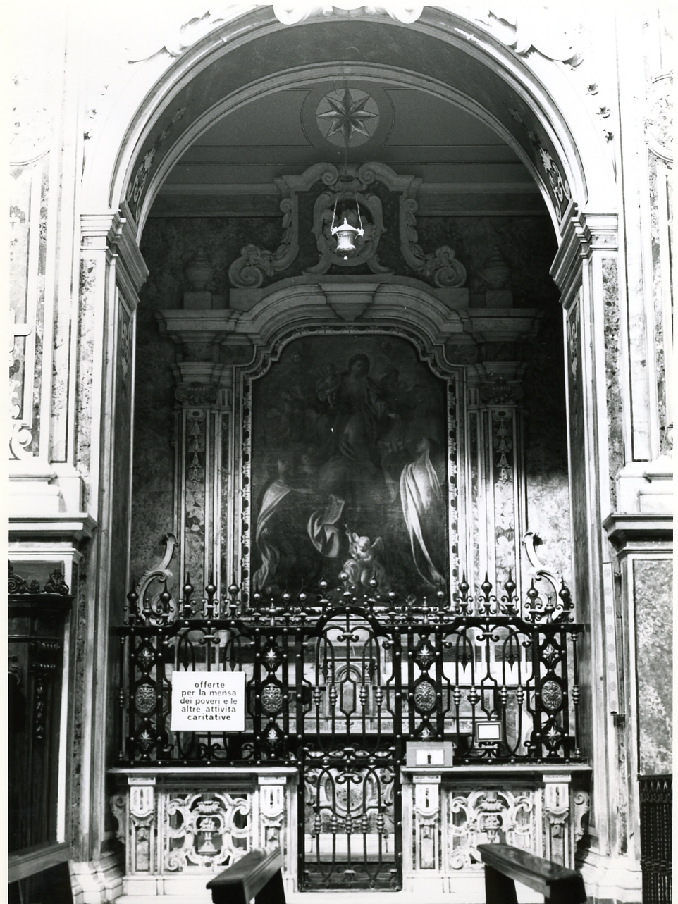 mostra d'altare - bottega napoletana (prima metà sec. XVIII)