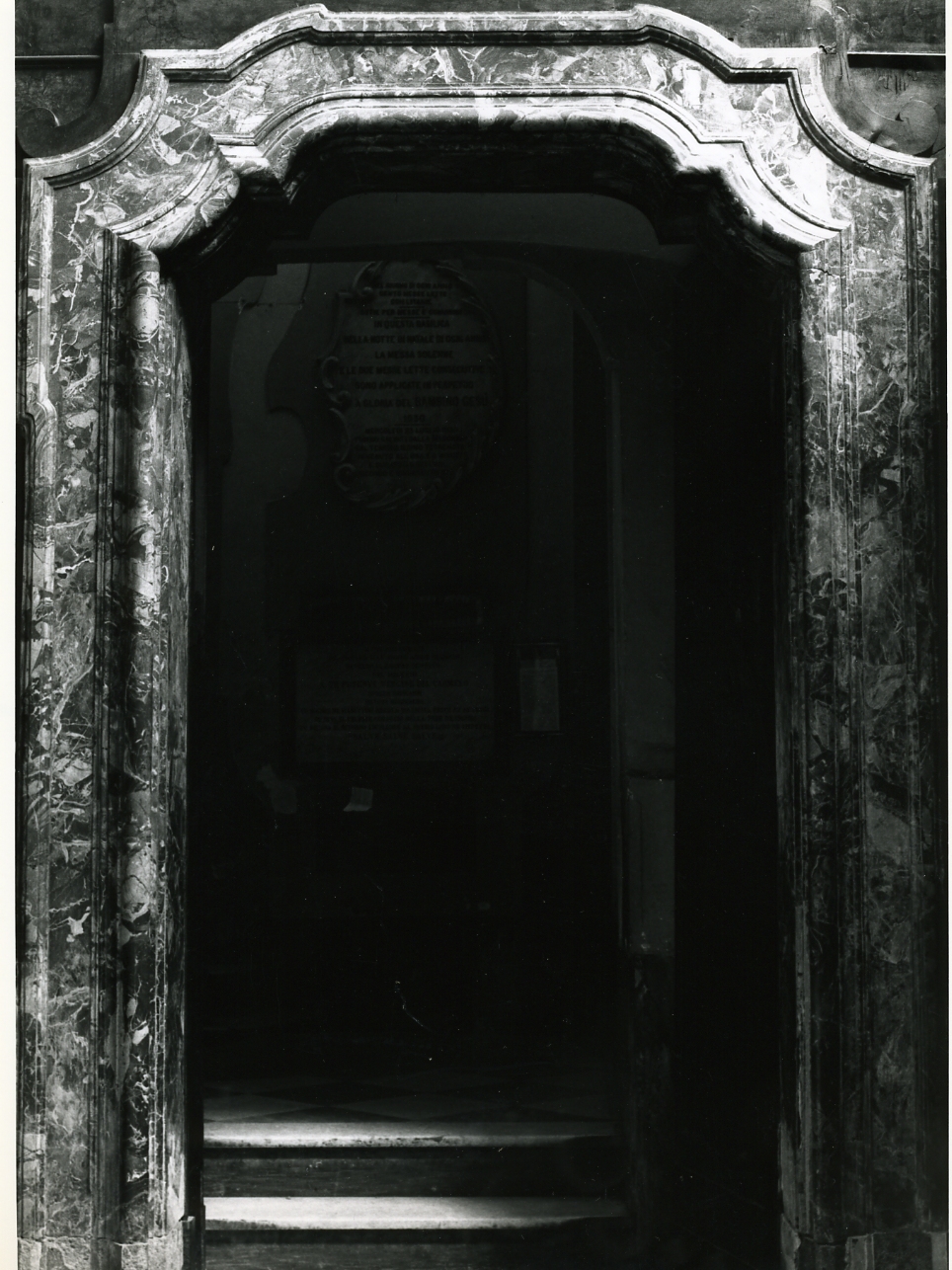 mostra di porta, serie di Cimafonte Gennaro (secondo quarto sec. XVIII)