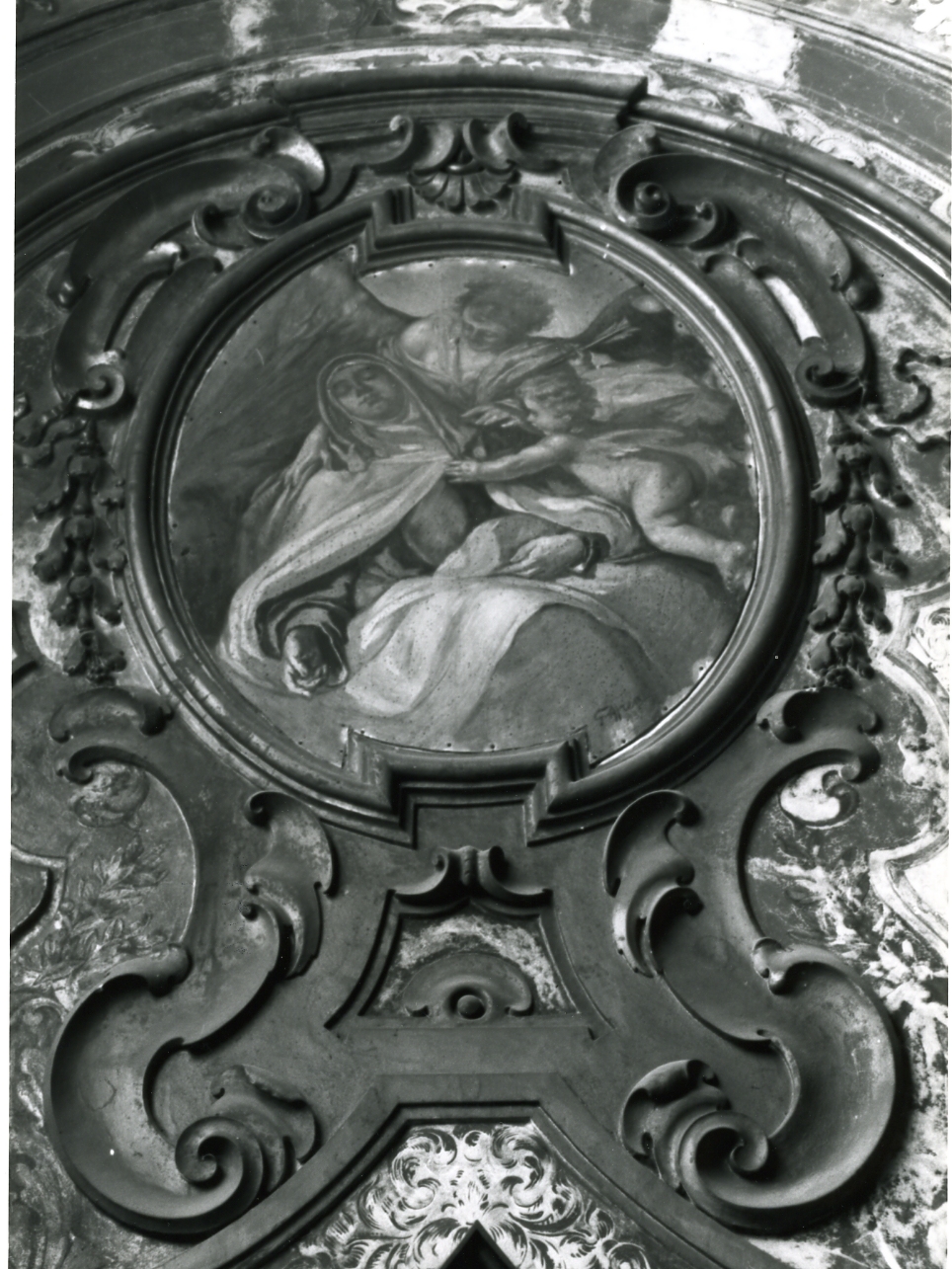 Santa Teresa d'Avila (dipinto) di Falciatore Filippo (sec. XVIII)