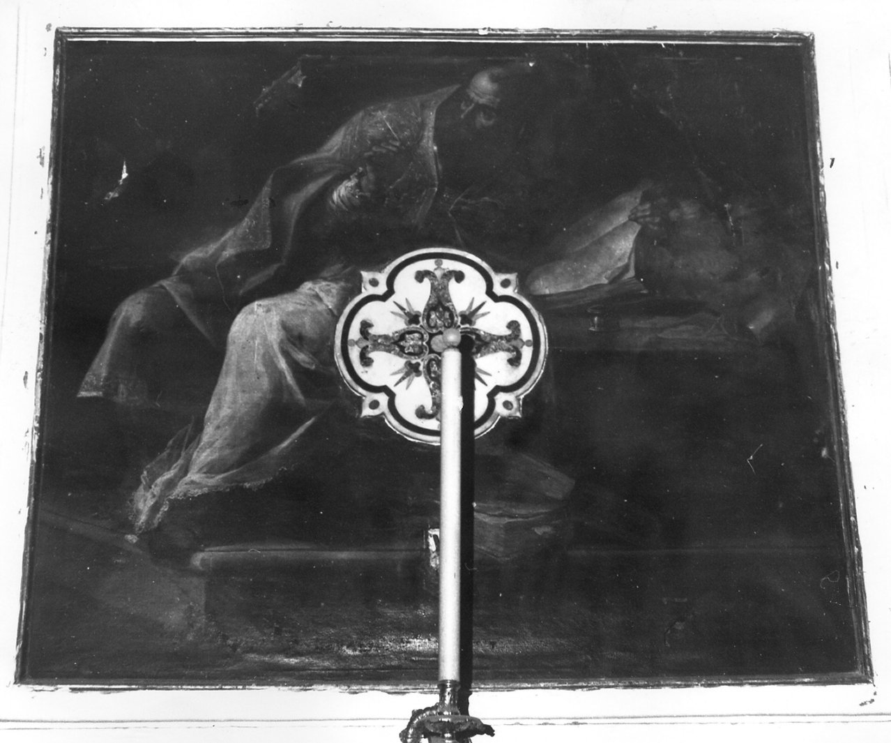 Sant'Ambrogio (dipinto) di Malinconico Andrea (seconda metà sec. XVII)