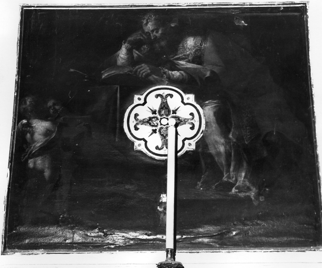 Sant'Agostino (dipinto) di Malinconico Andrea (seconda metà sec. XVII)