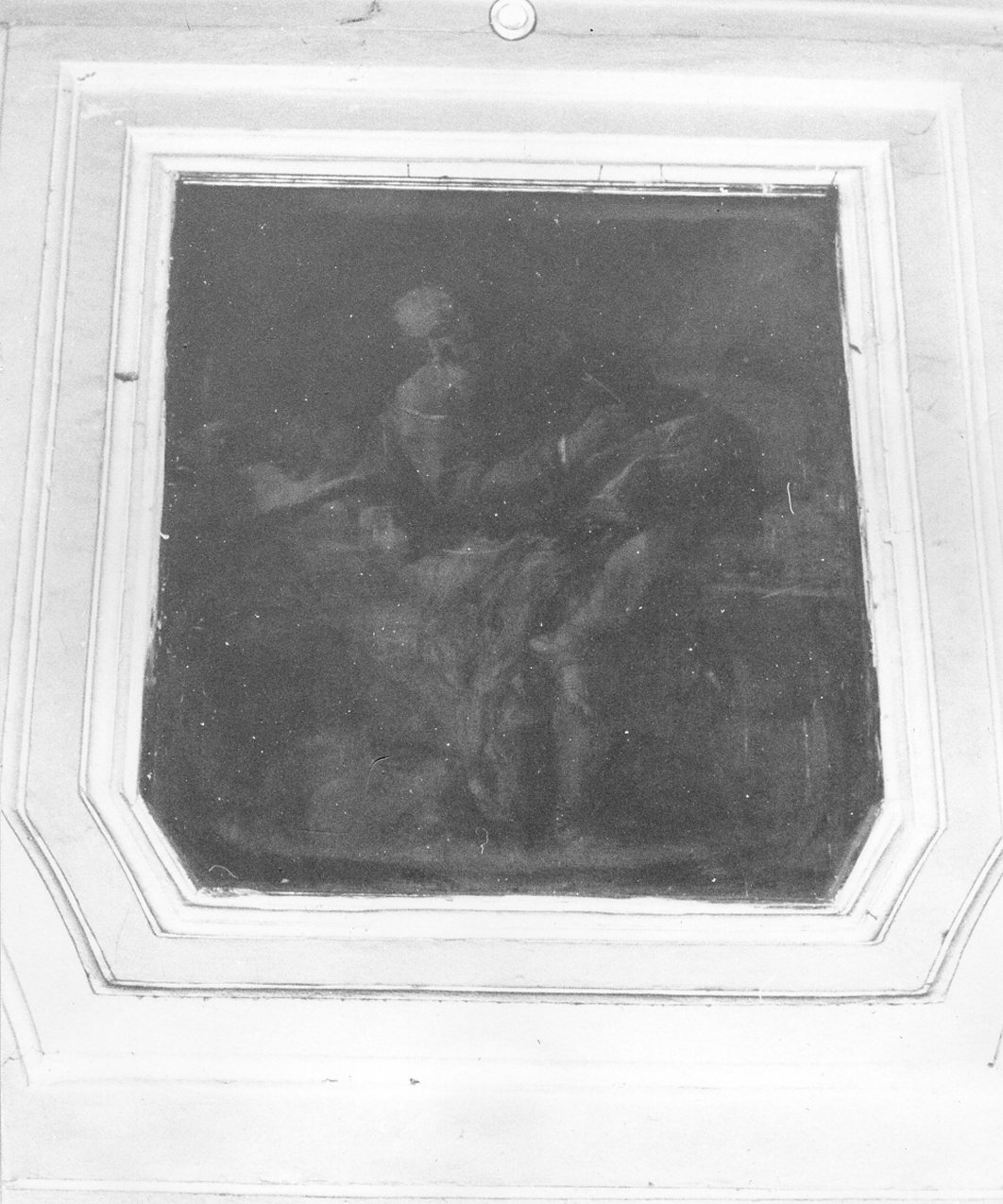 San Matteo e l'angelo (dipinto) di Malinconico Andrea (seconda metà sec. XVII)