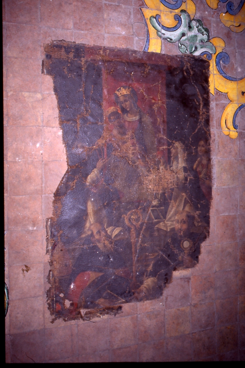 Madonna del Rosario (dipinto) - ambito napoletano (metà sec. XVII)