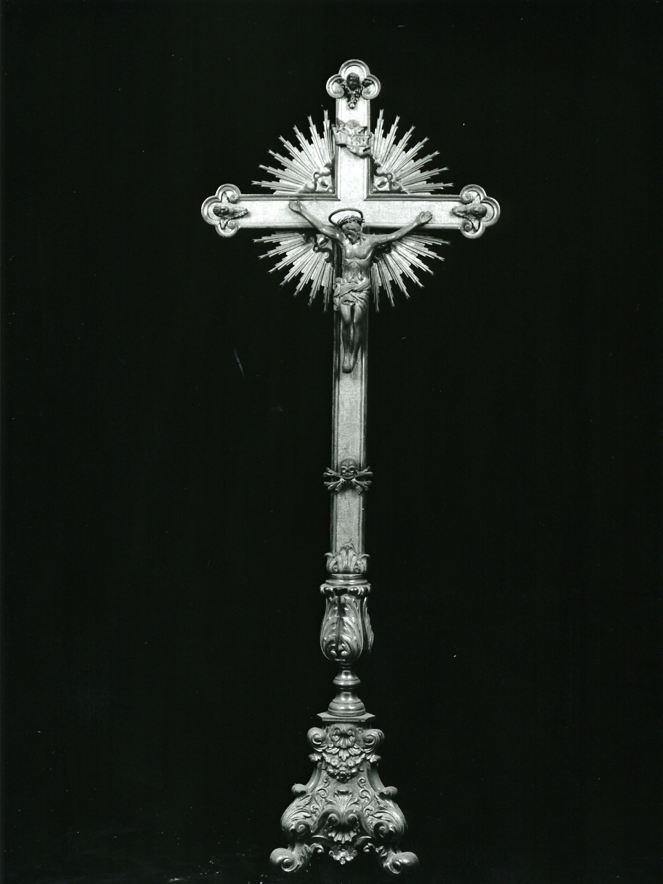 croce d'altare - ambito napoletano (seconda metà sec. XIX)