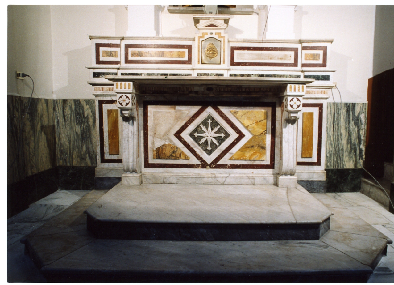 altare - bottega napoletana (fine/inizio secc. XIX/ XX)