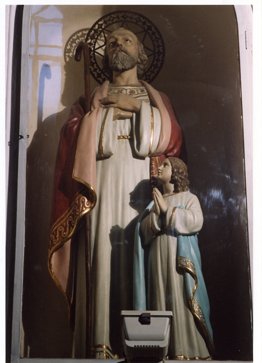 Maria Vergine bambina e San Gioacchino (statua) - bottega napoletana (metà sec. XIX)