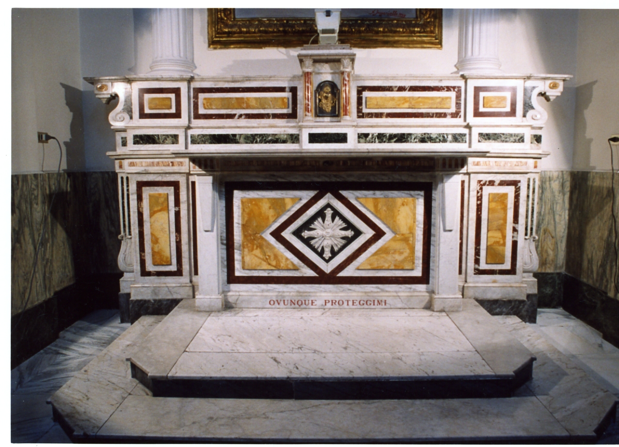 altare - bottega napoletana (fine/inizio secc. XIX/ XX)