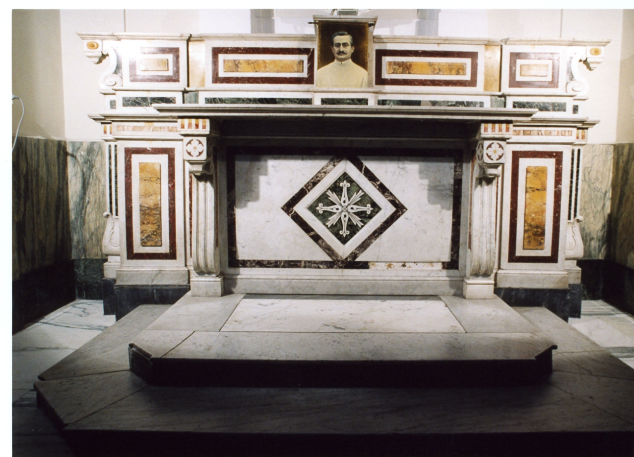 altare - bottega napoletana (fine/inizio secc. XIX/ XX)