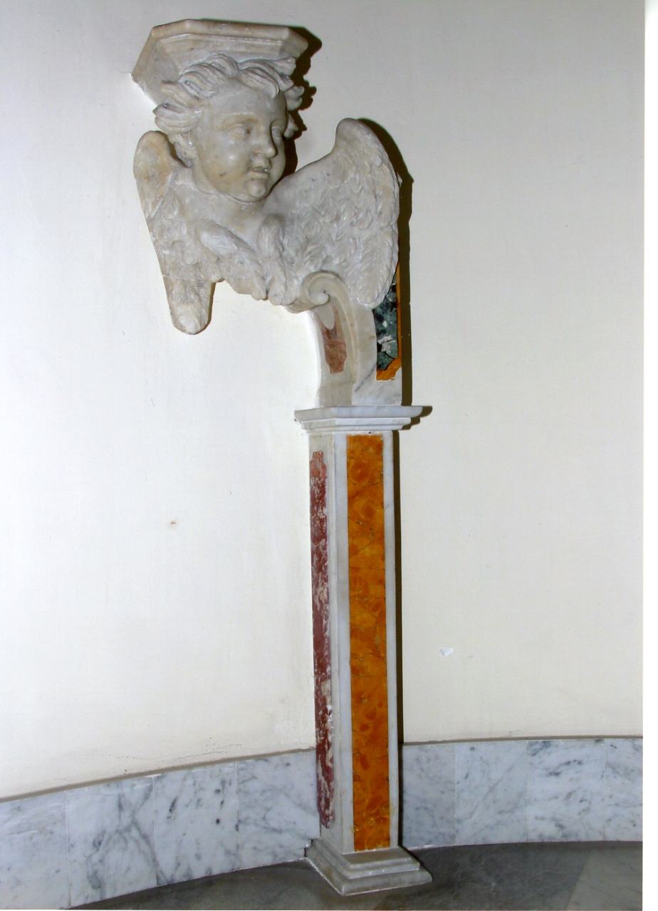 cherubino (scultura, elemento d'insieme) - ambito napoletano (metà sec. XVIII)