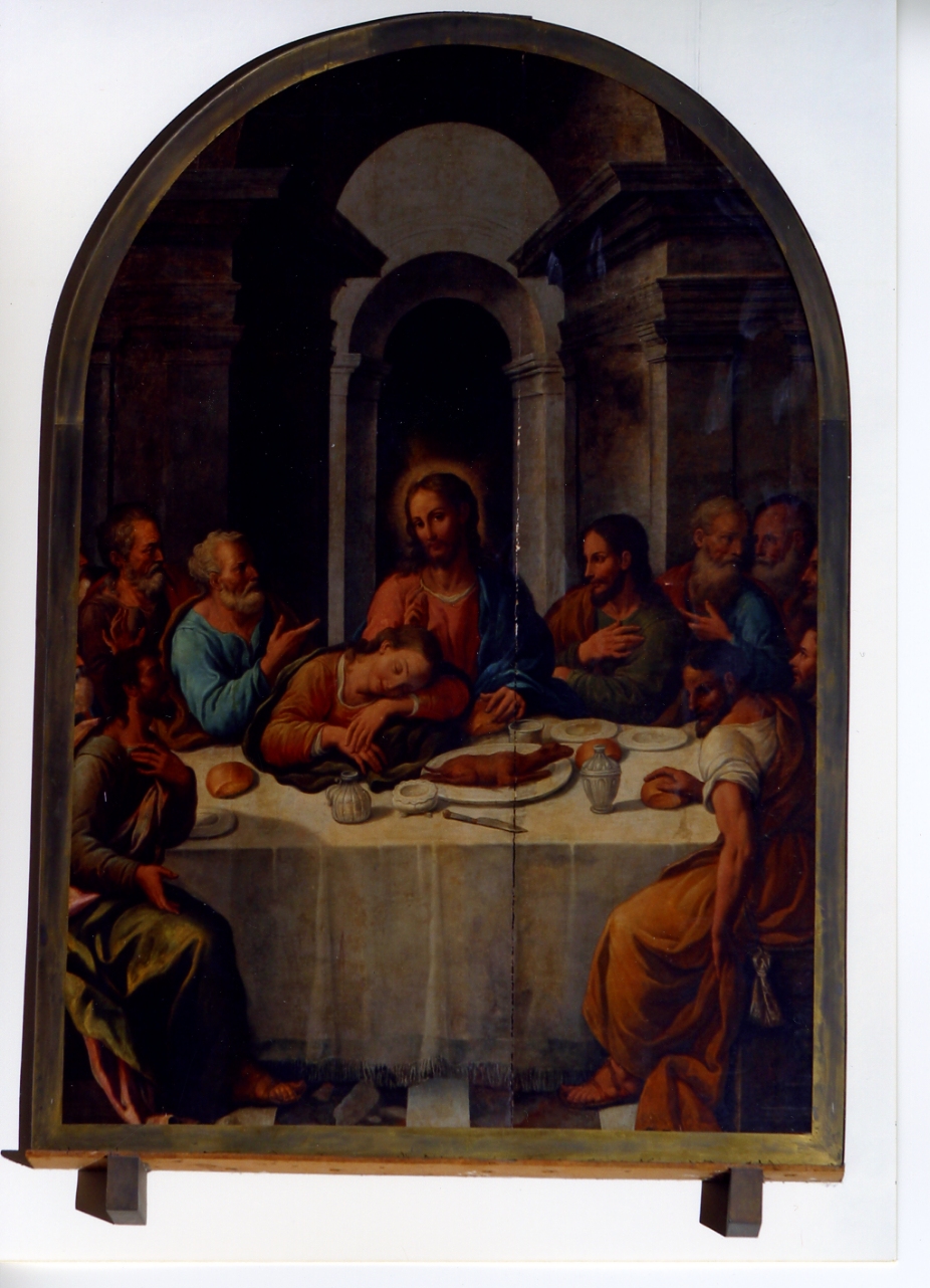 ultima cena (dipinto) di Pino Marco detto Marco da Siena (seconda metà sec. XVI)