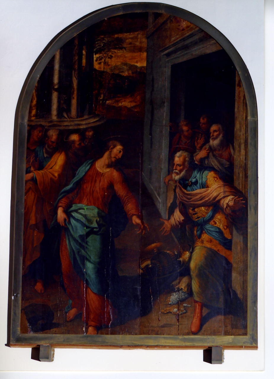 vocazione di San Matteo (dipinto) di Pino Marco detto Marco da Siena (seconda metà sec. XVI)