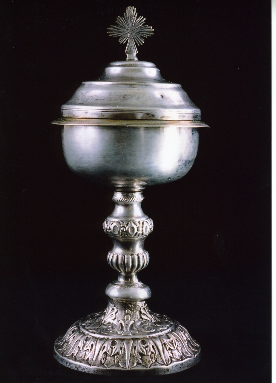 pisside - bottega napoletana (seconda metà sec. XIX)