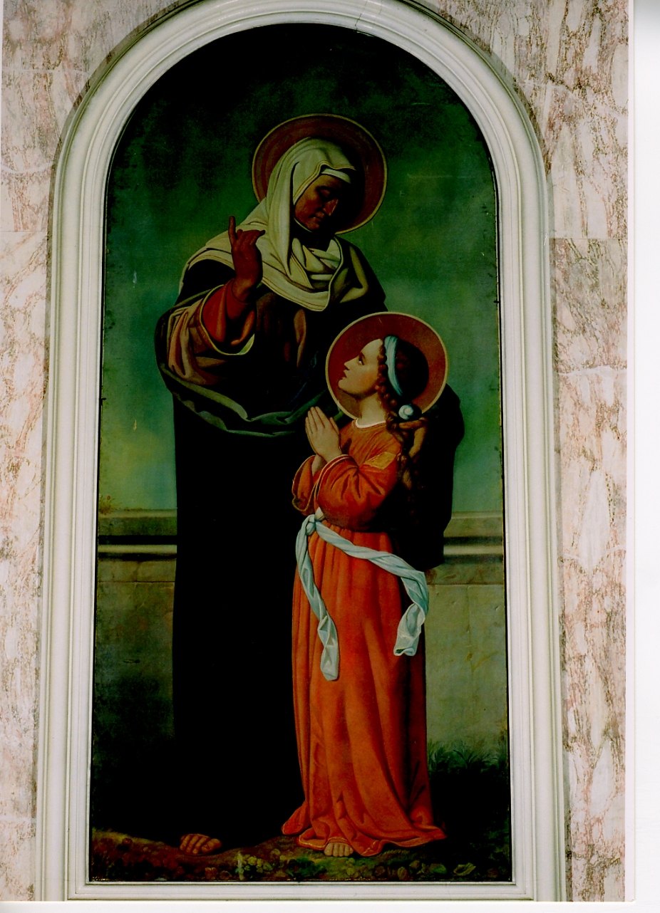 Maria Vergine bambina e Sant'Anna (dipinto) - ambito napoletano (prima metà sec. XX)