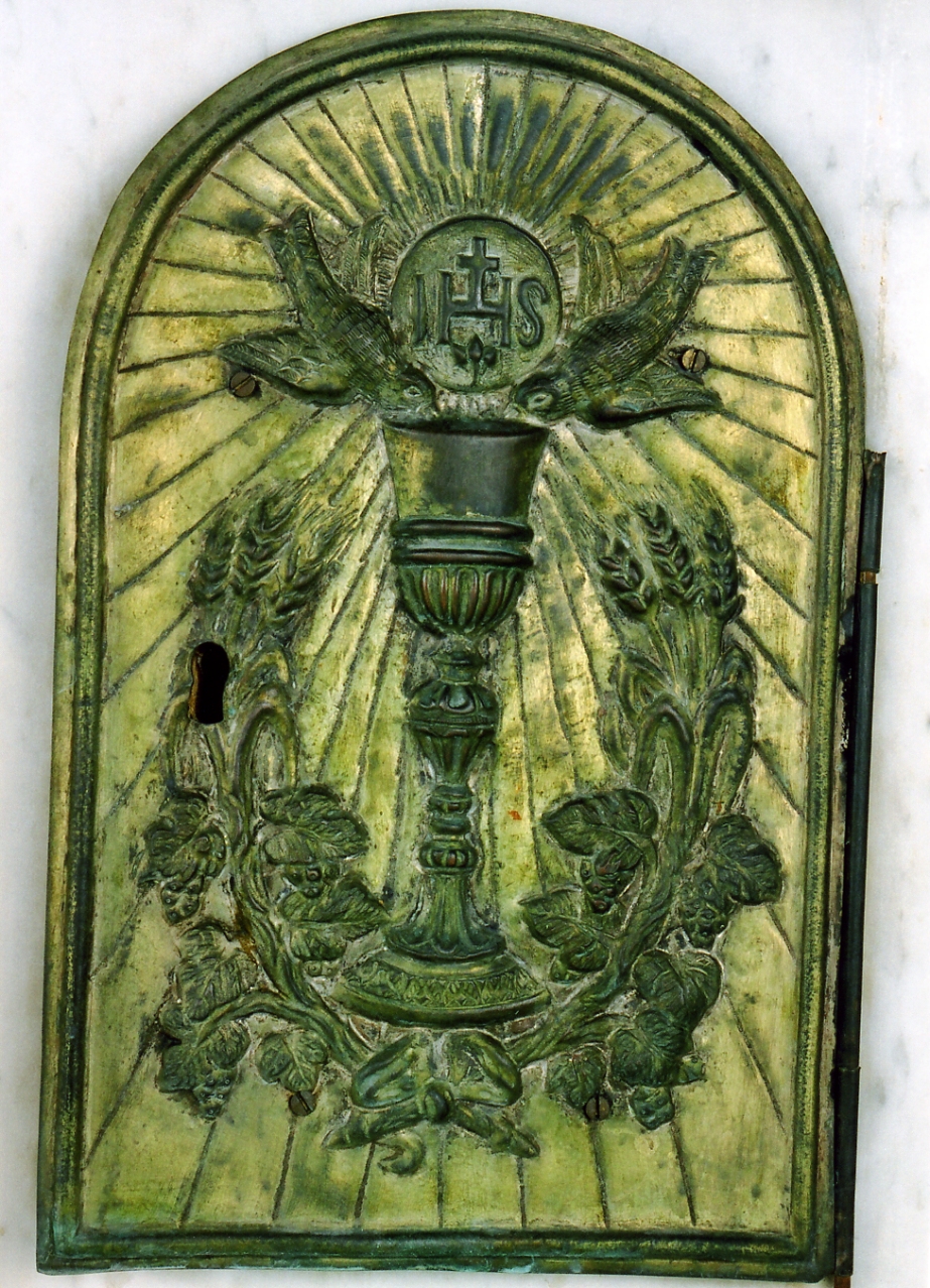 sportello di tabernacolo - bottega napoletana (prima metà sec. XX)