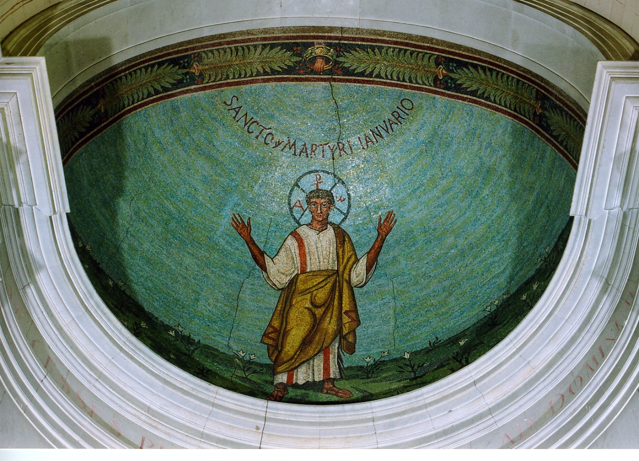 San Gennaro (decorazione musiva) - bottega napoletana (prima metà sec. XX)