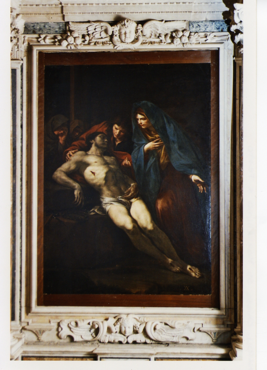 deposizione di Cristo dalla croce (dipinto) di Vaccaro Andrea (metà sec. XVII)