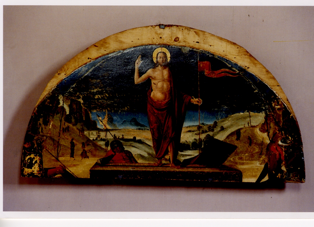 resurrezione di Cristo (dipinto) - ambito napoletano (metà sec. XVI)