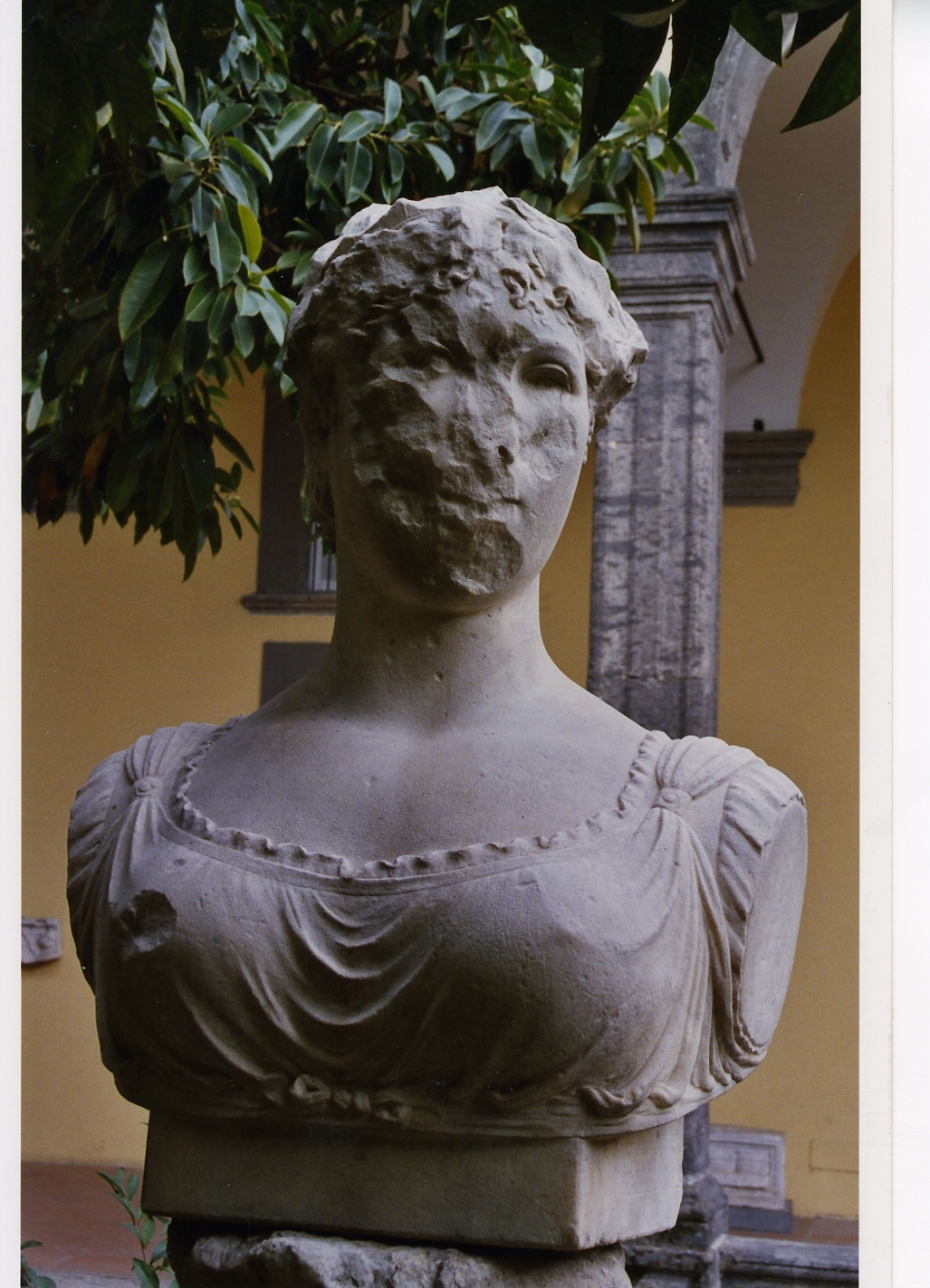 ritratto di donna (scultura) - bottega napoletana (primo quarto sec. XIX)