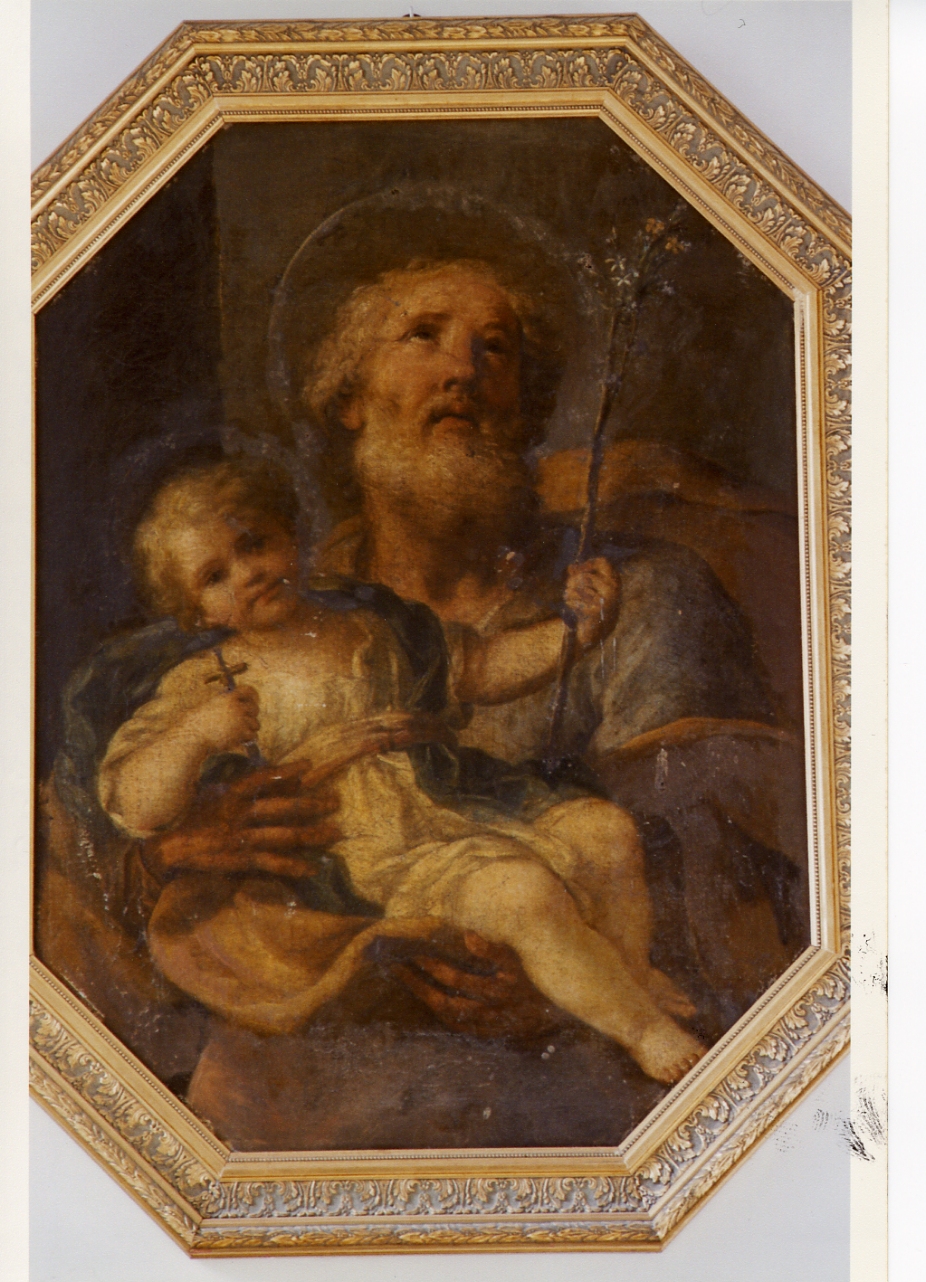 San Giuseppe e Gesù Bambino (dipinto) di Diano Giacinto detto Pozzolano (metà sec. XVIII)