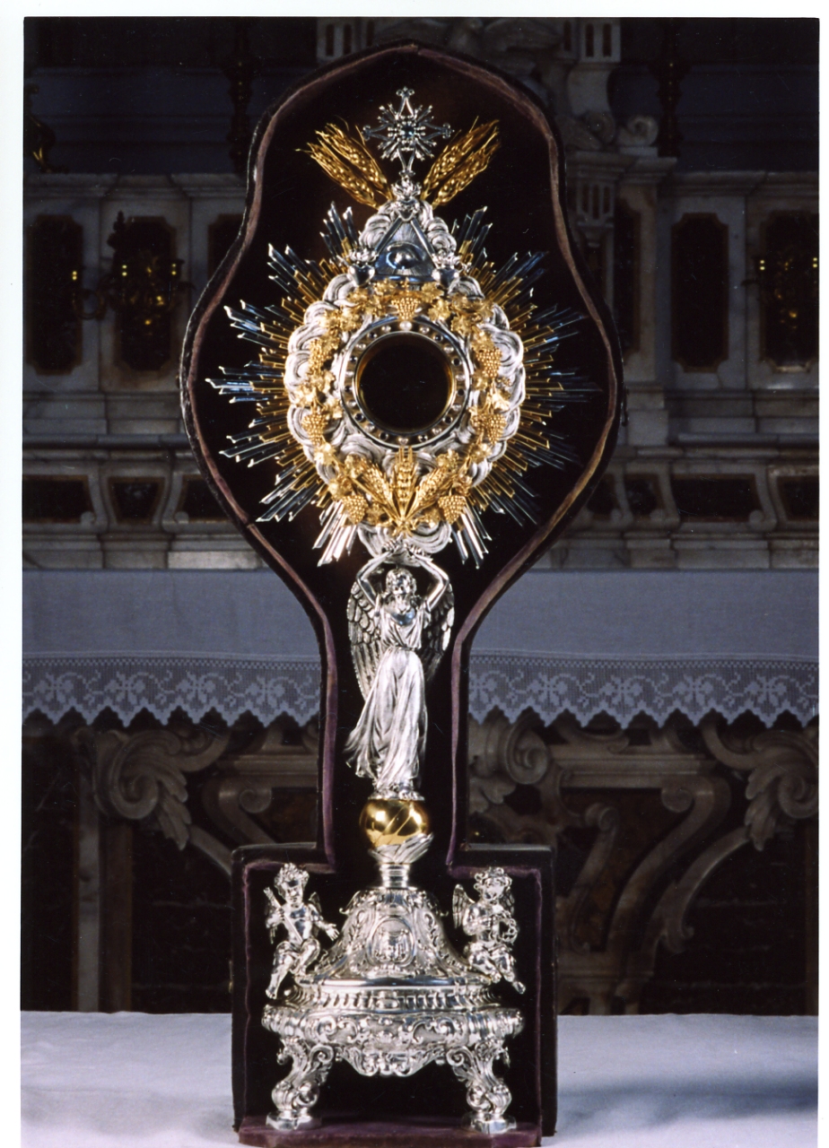 ostensorio - bottega napoletana (metà sec. XVIII)