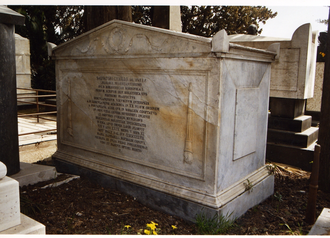 monumento funebre - bottega napoletana (sec. XIX)