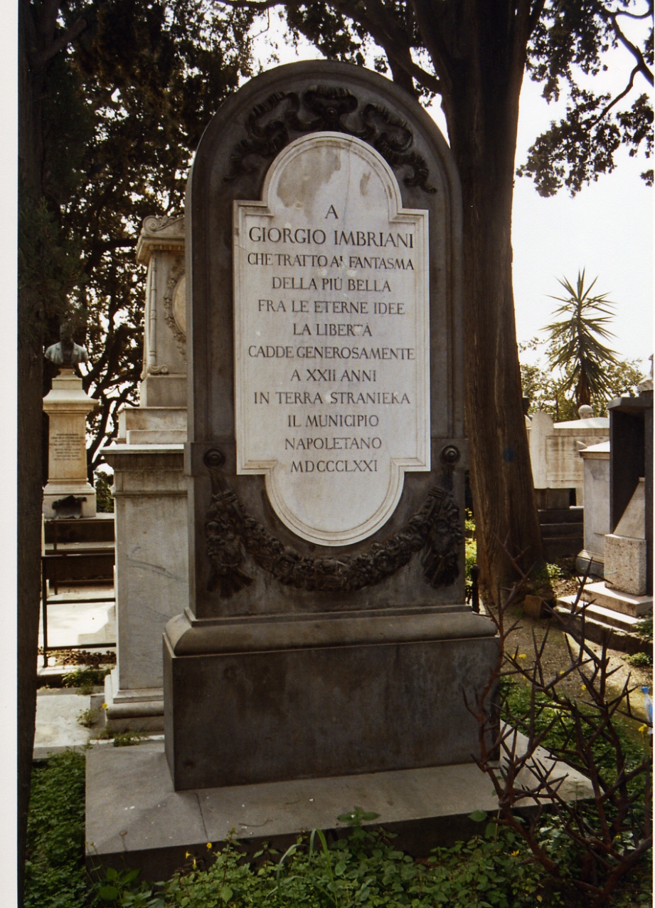 monumento funebre - bottega napoletana (sec. XIX)