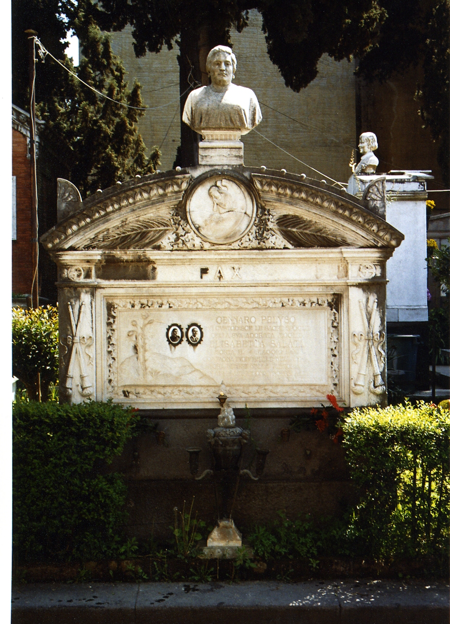 monumento funebre - bottega napoletana (prima metà sec. XX)