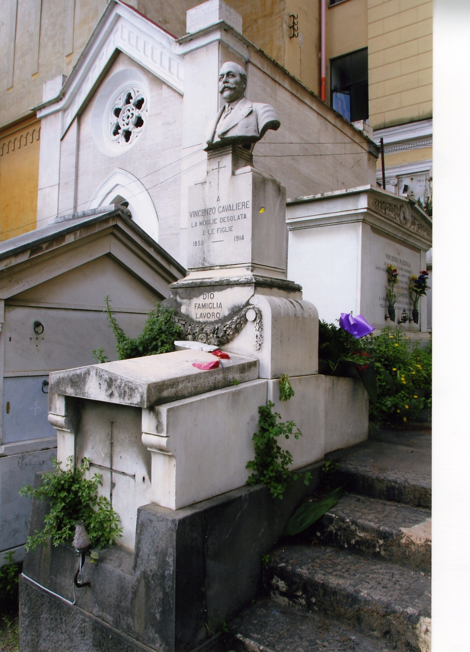 monumento funebre - bottega napoletana (primo quarto sec. XX)