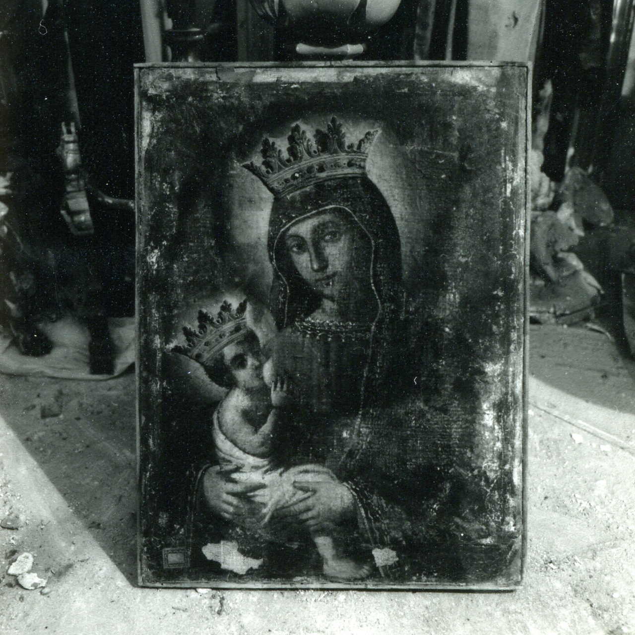 Madonna con Bambino (dipinto) - ambito napoletano (fine sec. XVIII)