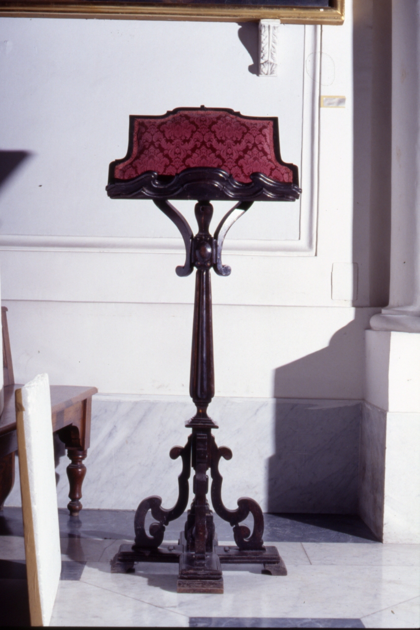 leggio, serie - bottega napoletana (fine sec. XVIII)