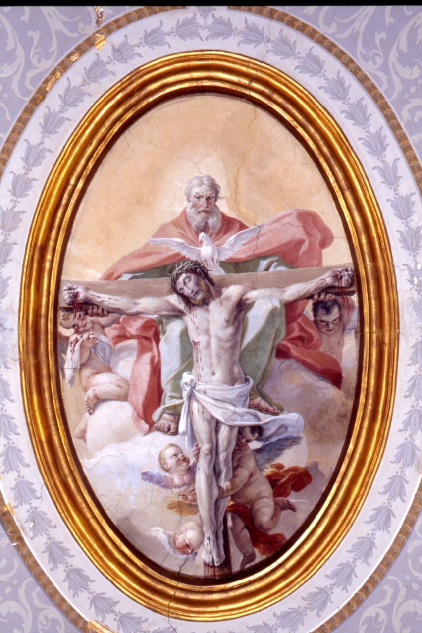 Trinità (dipinto, elemento d'insieme) di Gamba Crescenzo (sec. XVIII)
