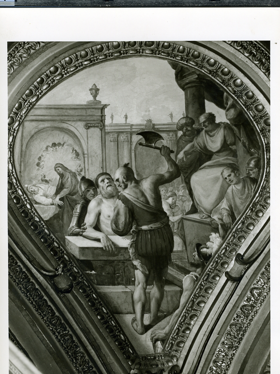Madonna restituisce a San Giovanni Damasceno la mano fattagli troncare da Leone Isaurico (dipinto) di Cesari Giuseppe detto Cavalier d'Arpino (inizio sec. XVII)