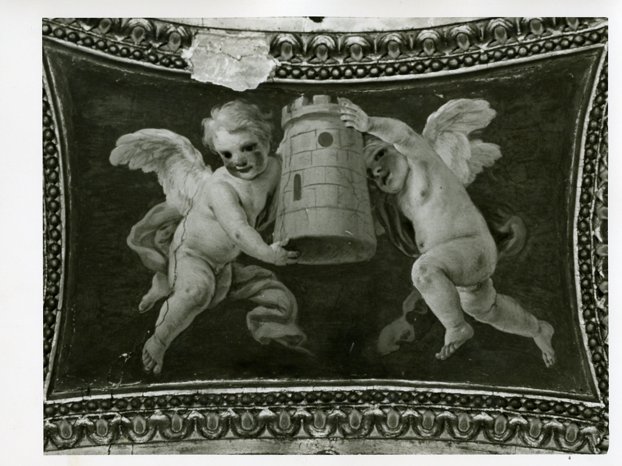 putti con simboli mariani (dipinto) di Cesari Giuseppe detto Cavalier d'Arpino (inizio sec. XVII)