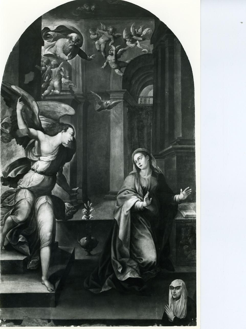Annunciazione (dipinto) di Forlì Giovan Vincenzo (sec. XVII)
