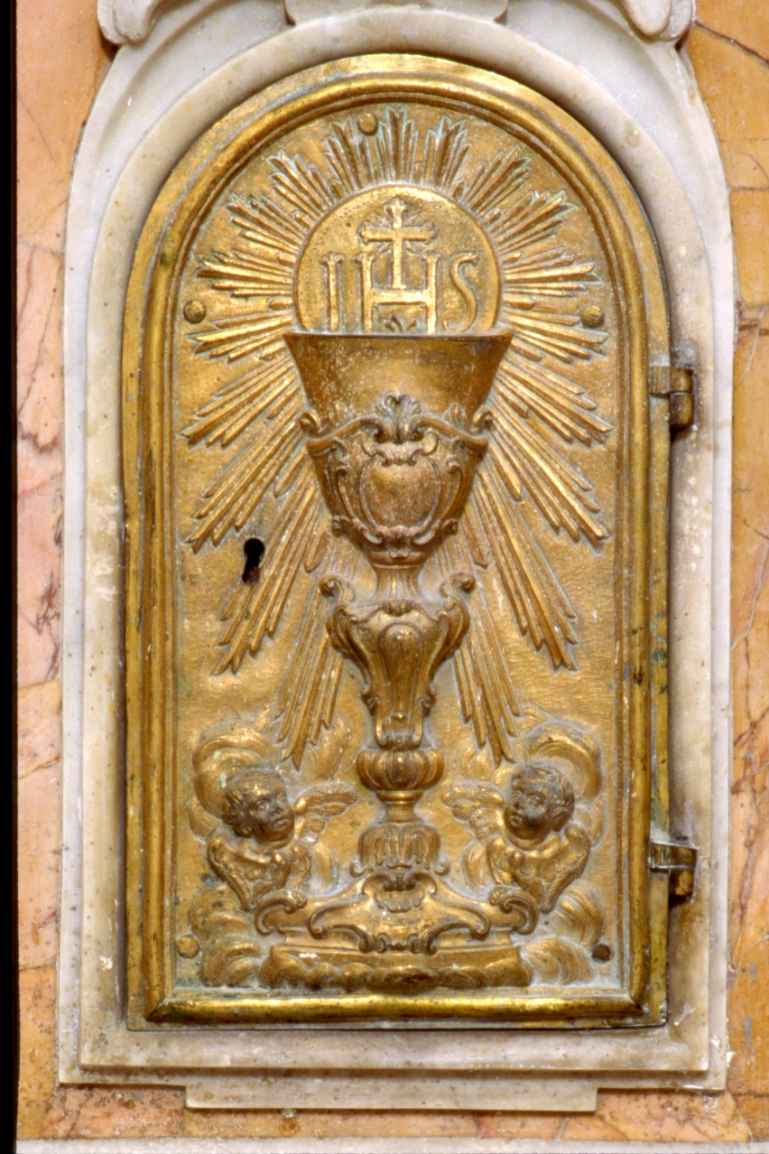 sportello di tabernacolo, serie - bottega napoletana (sec. XVIII)