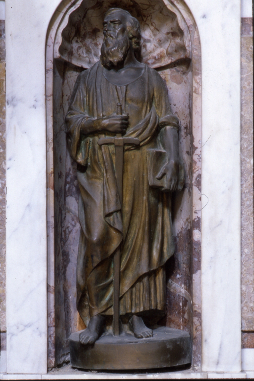 San Paolo Apostolo (statuetta) - produzione fonderia Chiurazzi (sec. XX)