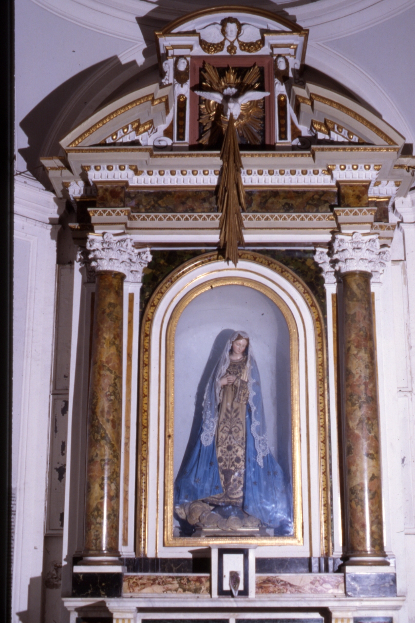 Immacolata Concezione (mostra d'altare) - bottega napoletana (ultimo quarto sec. XIX)