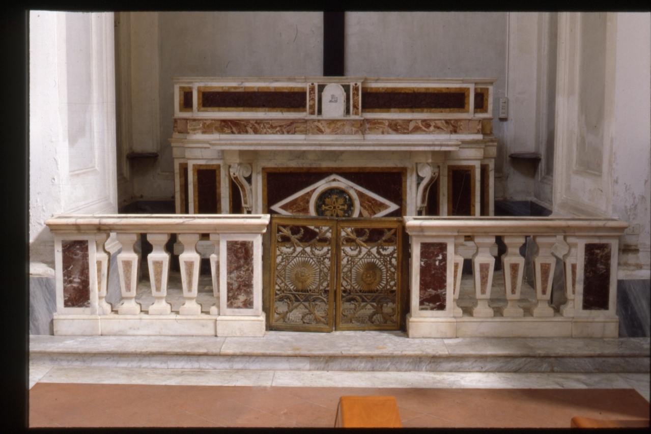 balaustrata - bottega napoletana (seconda metà sec. XIX)