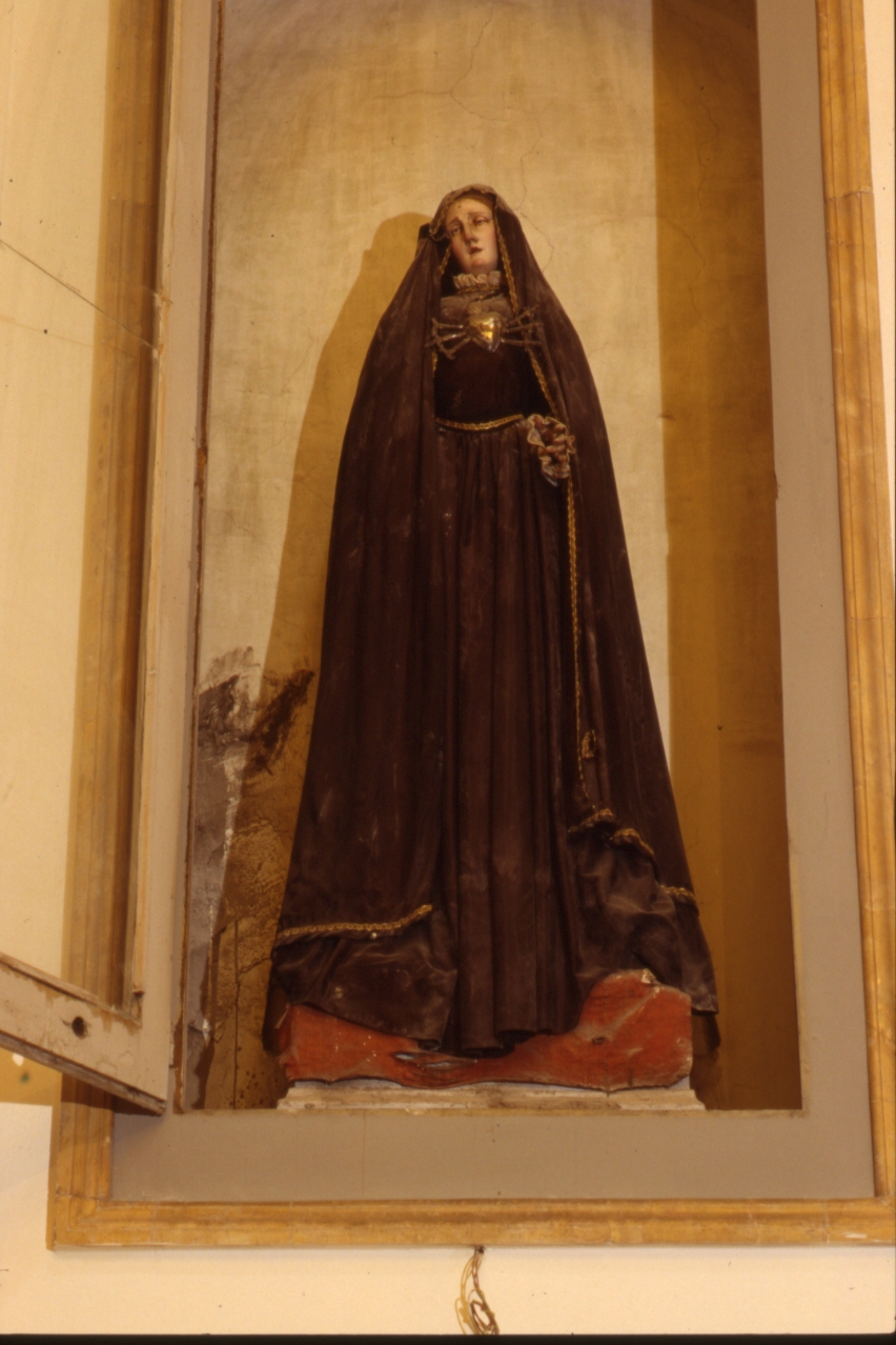 Madonna Addolorata (statua) - bottega napoletana (secondo quarto sec. XIX)