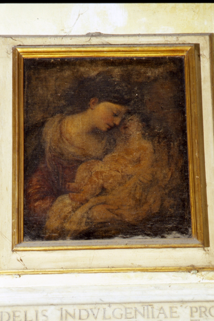 Sacra Famiglia (dipinto) di Giordano Luca (scuola) (fine sec. XVII)