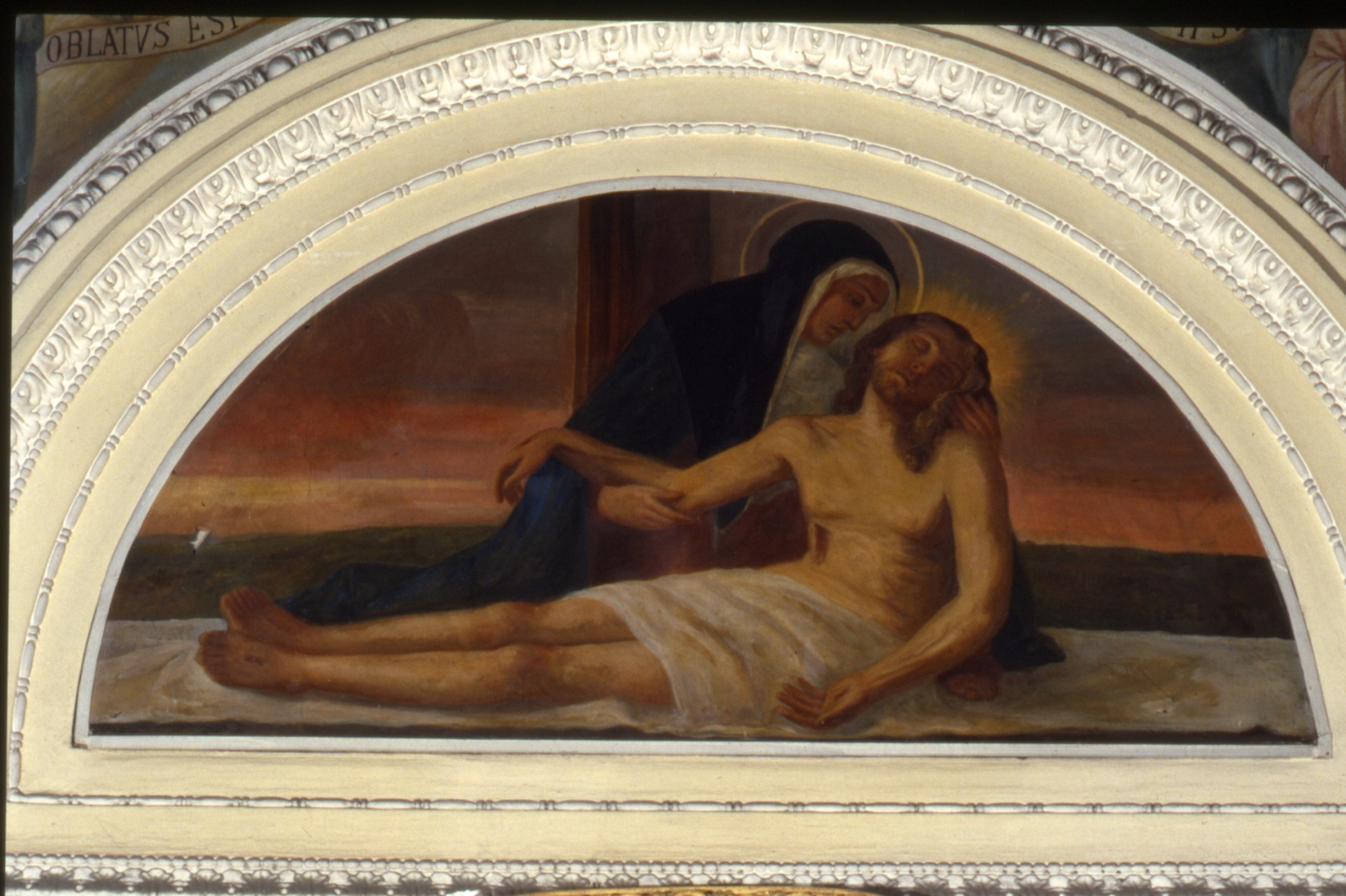Cristo deposto dalla croce (dipinto) di Viti Eugenio (primo quarto sec. XX)