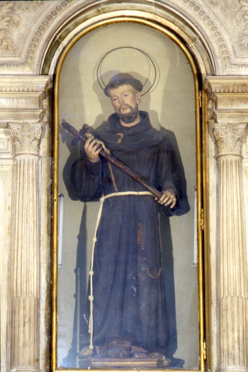 San Francesco d'Assisi (statua) - bottega napoletana (sec. XIX)