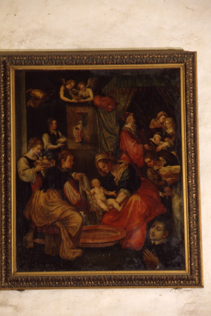 nascita di San Giovanni Battista (dipinto) - ambito fiammingo (seconda metà sec. XVI)