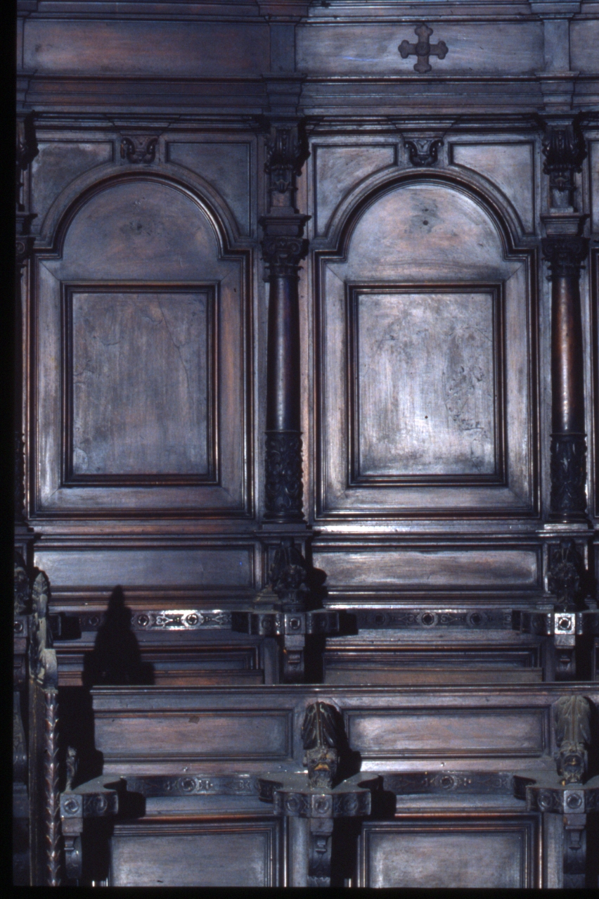 stalli del coro di Del Fiore Antonino, Vinaccia Giandomenico (sec. XVI)