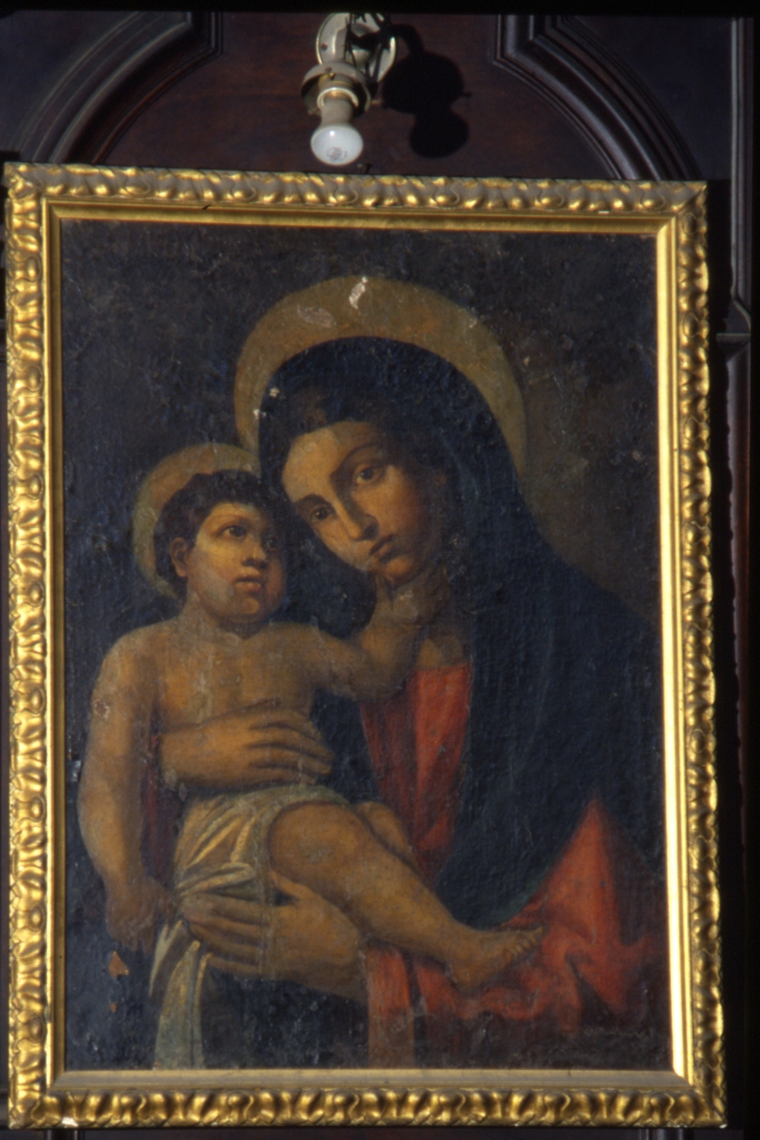 Madonna con Bambino (dipinto) - ambito napoletano (metà sec. XIX)