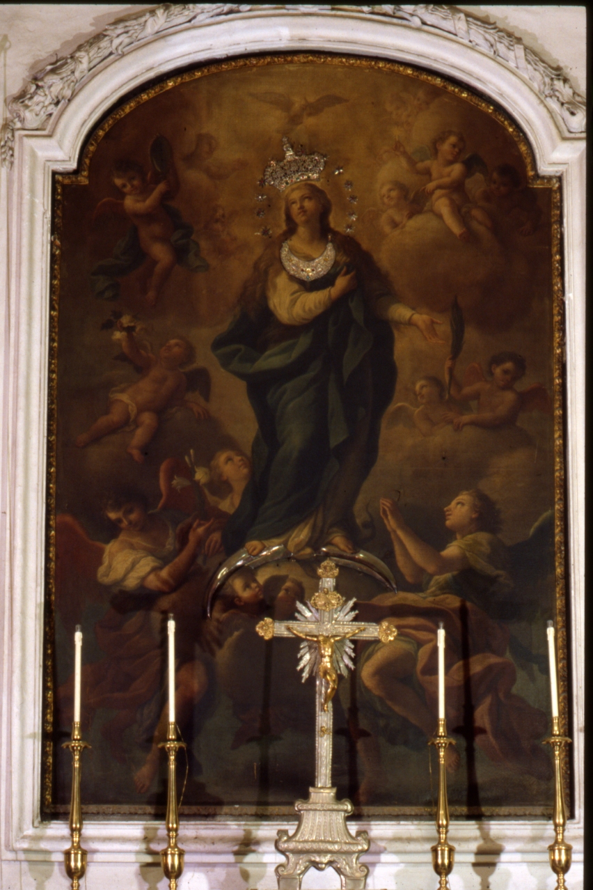 Immacolata Concezione (dipinto) di Sarnelli Antonio (sec. XVIII)